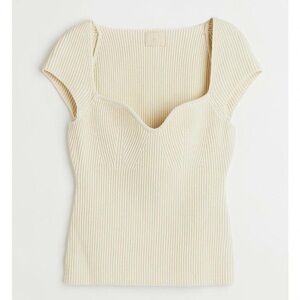 H&M Ribbed Knit Top